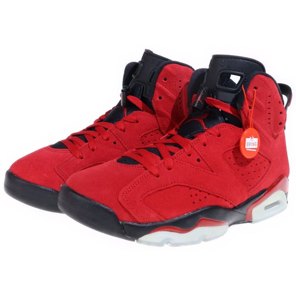 NIKE(ナイキ) AIR JORDAN 6 RETRO TORO BRAVO エアジョーダン 6 レトロ トロ ブラボー ハイカットスニーカー レッド/ブラック US8.5/26.5cm CT8529-600