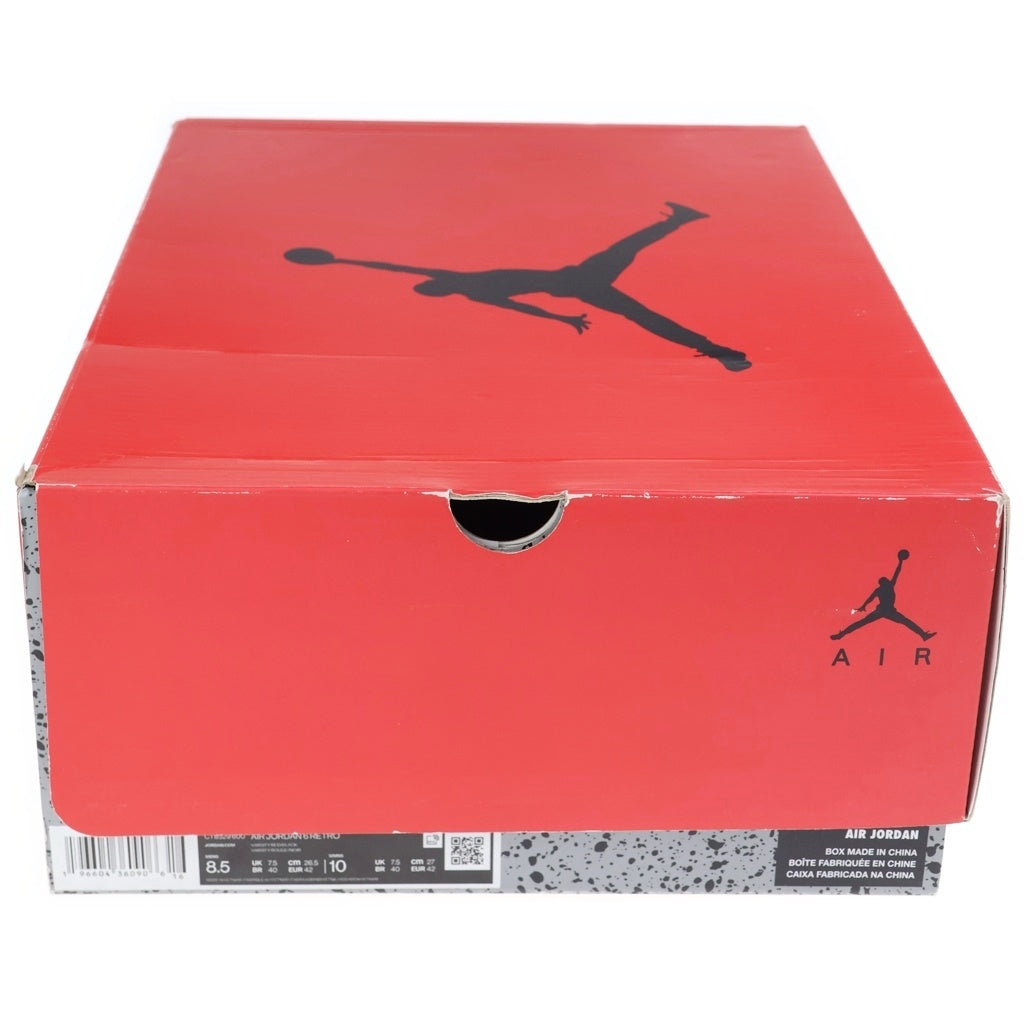 NIKE(ナイキ) AIR JORDAN 6 RETRO TORO BRAVO エアジョーダン 6 レトロ トロ ブラボー ハイカットスニーカー レッド/ブラック US8.5/26.5cm CT8529-600
