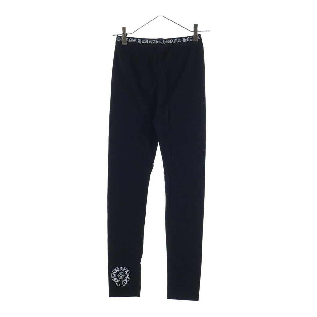 CHROME HEARTS(クロムハーツ) ホースシュープリント レギンスロングパンツ レディーズ ブラック レディース