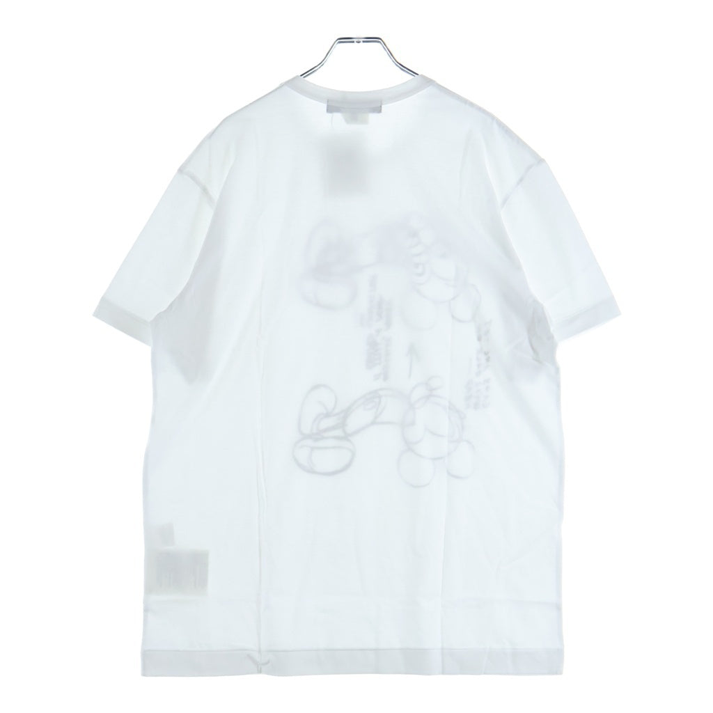 COMME des GARCONS HOMME DEUX(コムデギャルソン オムドゥ) 20AW ×Disney ×ディズニー フロントミッキーマウスプリント クルーネック半袖Tシャツカットソー ホワイト