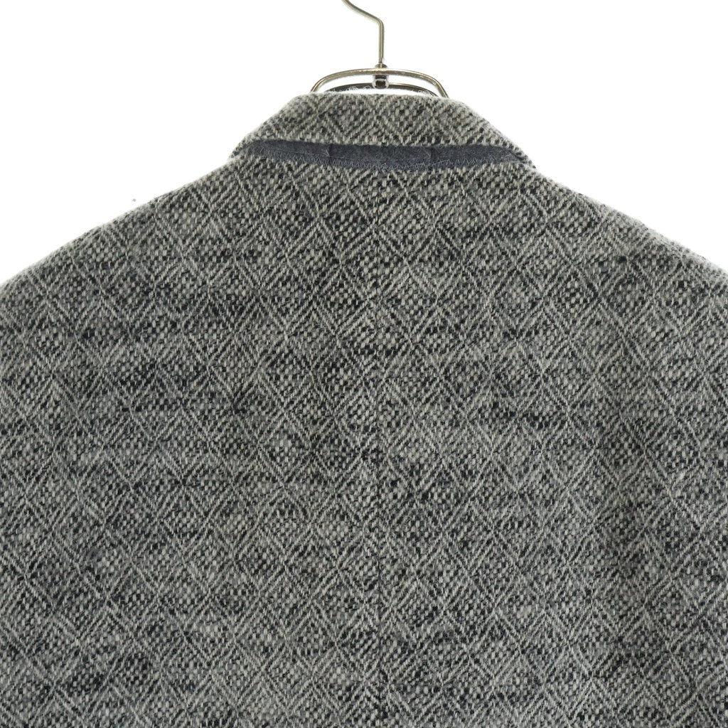 COMME des GARCONS HOMME(コムデギャルソンオム) 90S ウール混 ヘリンボーン テーラードジャケット グレー HJ-04044L