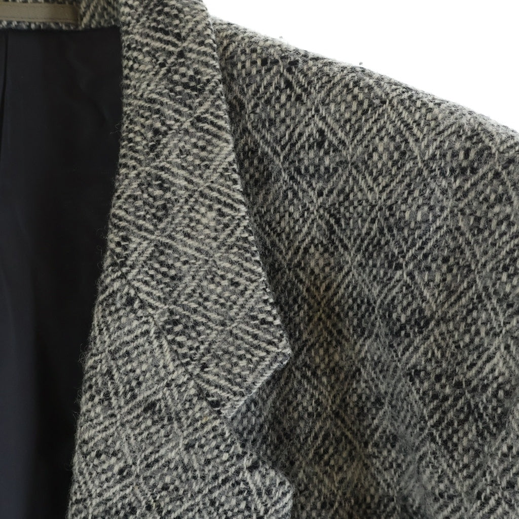 COMME des GARCONS HOMME(コムデギャルソンオム) 90S ウール混 ヘリンボーン テーラードジャケット グレー HJ-04044L
