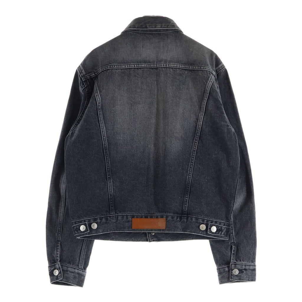 MASU(エムエーエスユー) 25SS EMBLEM DENIM JACKET エンブレムデニムジャケット ブラック B25K6BL001