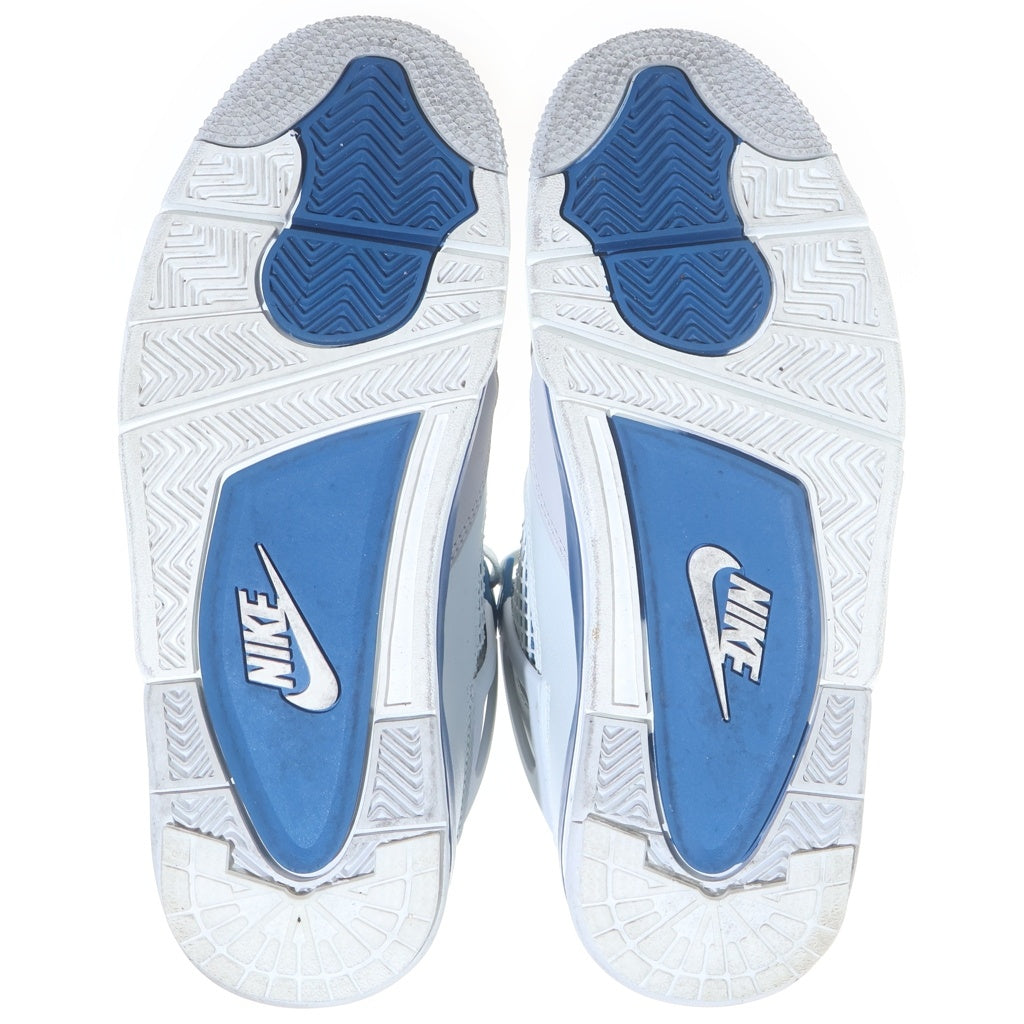 NIKE(ナイキ) AIR JORDAN 4 RETRO INDUSTRIAL BLUE エアジョーダン4 インダストリアルブルー ハイカットスニーカー ホワイト/ブルー US7/25cm FV5029-141