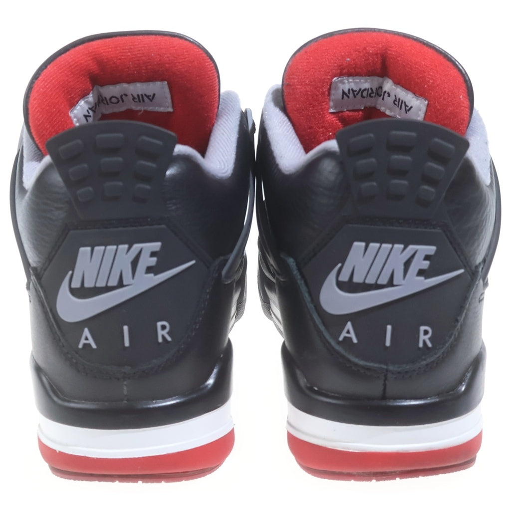 NIKE(ナイキ) AIR JORDAN 4 RETRO Bred Reimagined エアジョーダン4レトロブレッドリイマジンド ハイカットスニーカー ブラック US7/25cm FV5029-006