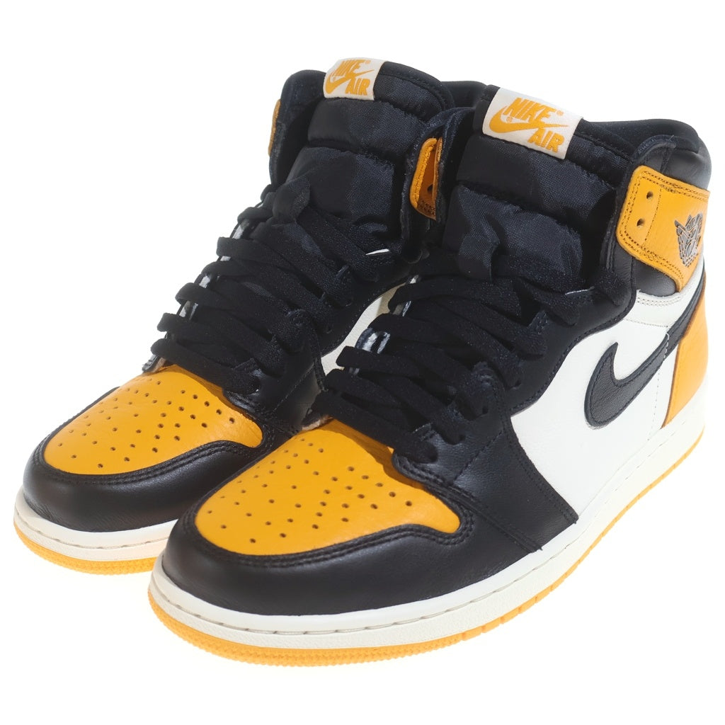 NIKE(ナイキ) Air Jordan 1 Retro High OG Taxi エアジョーダン1 レトロ ハイ OG タクシー ハイカットスニーカー US9.5/27.5cm イエロー 555088-711