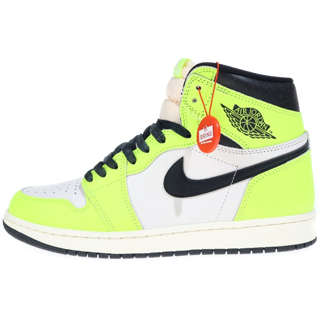 NIKE(ナイキ) Air Jordan 1 High OG Volt Visionaire エアジョーダン1 ハイ OG ボルト ヴィジョネア ハイカットスニーカー US9.5/27.5cm イエロー 555088-702
