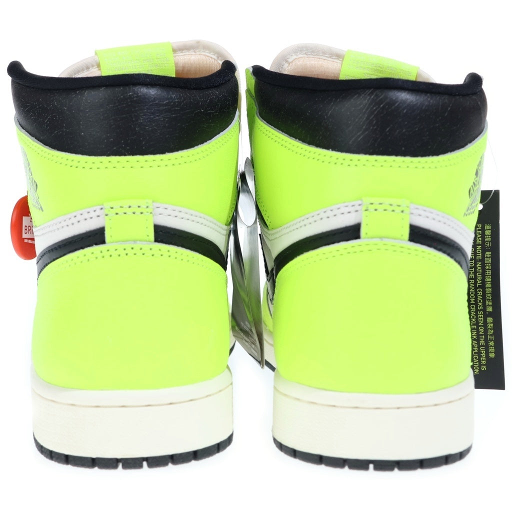 NIKE(ナイキ) Air Jordan 1 High OG Volt Visionaire エアジョーダン1 ハイ OG ボルト ヴィジョネア ハイカットスニーカー US9.5/27.5cm イエロー 555088-702