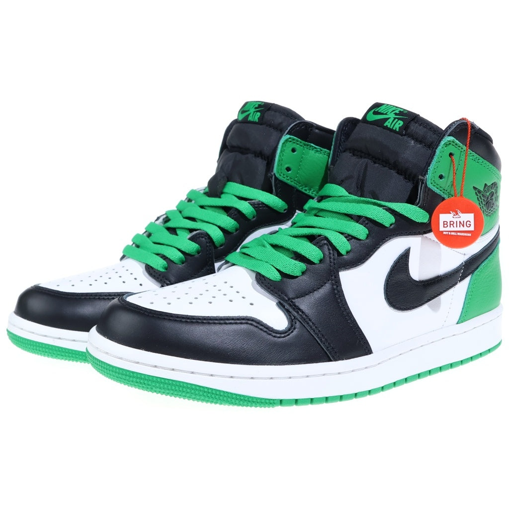 NIKE(ナイキ) Air Jordan 1 Retro High OG Celtics Black and Lucky Green エアジョーダン1 レトロ ハイ OG ハイカットスニーカー US9.5/27.5cm DZ5485-031