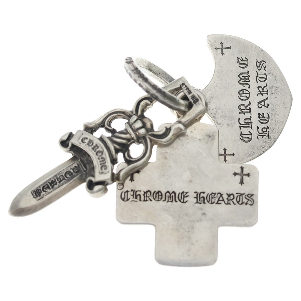 CHROME HEARTS(クロムハーツ) 3TRINKETS With Oring 3トリンケッツ オーリング ネックレス ペンダントトップ シルバー
