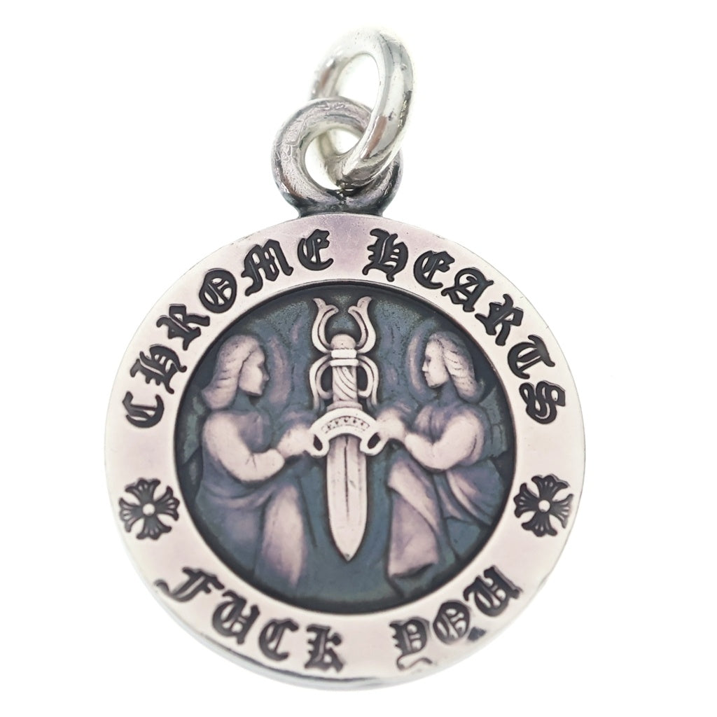 CHROME HEARTS(クロムハーツ) CHRM ANGL MDL V1 エンジェルメダルチャーム ペンダントトップ シルバーBCA229