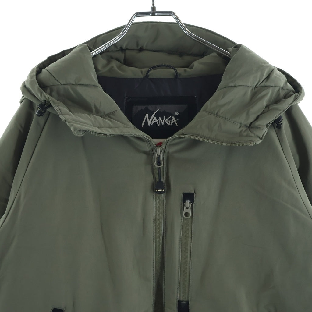 NANGA(ナンガ) AURORA DOWN JACKET オーロラ フーデッドジップアップダウンジャケット グリーン
