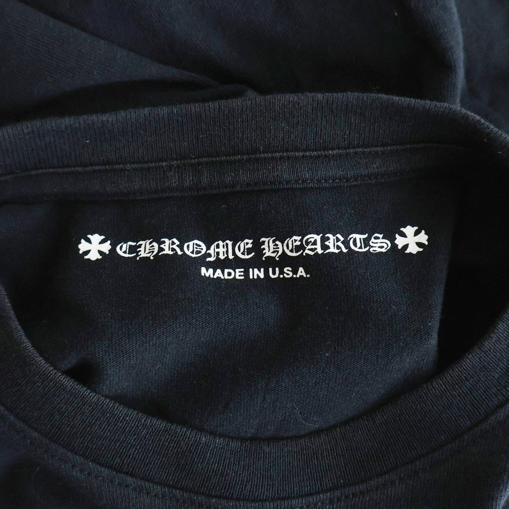 CHROME HEARTS(クロムハーツ) ×MATTY BOY 99 EYES マッティーボーイ 99アイズ チョンパー バックプリント クルーネック長袖Tシャツカットソー ブラック
