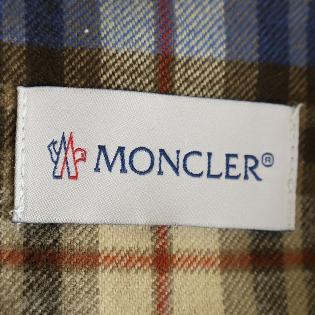 MONCLER(モンクレール) CAMICIA カミーチャ 胸ロゴプリント ボタンダウン長袖シャツ マルチカラー H20912F00003 M2359