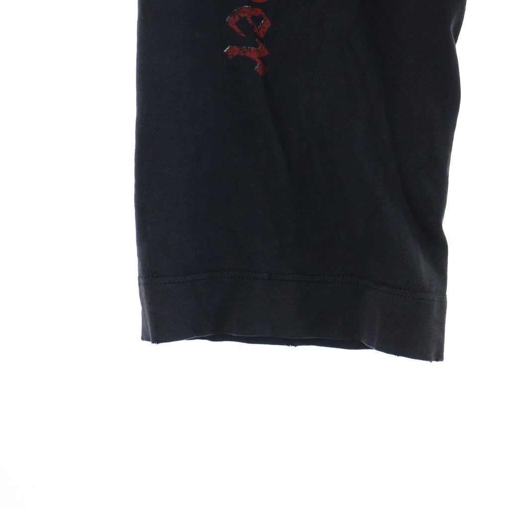 VETEMENTS(ヴェトモン) 16AW Skull Layered T-Shirts Dress スカルレイヤード 長袖Tシャツドレス ブラック WF17DR4