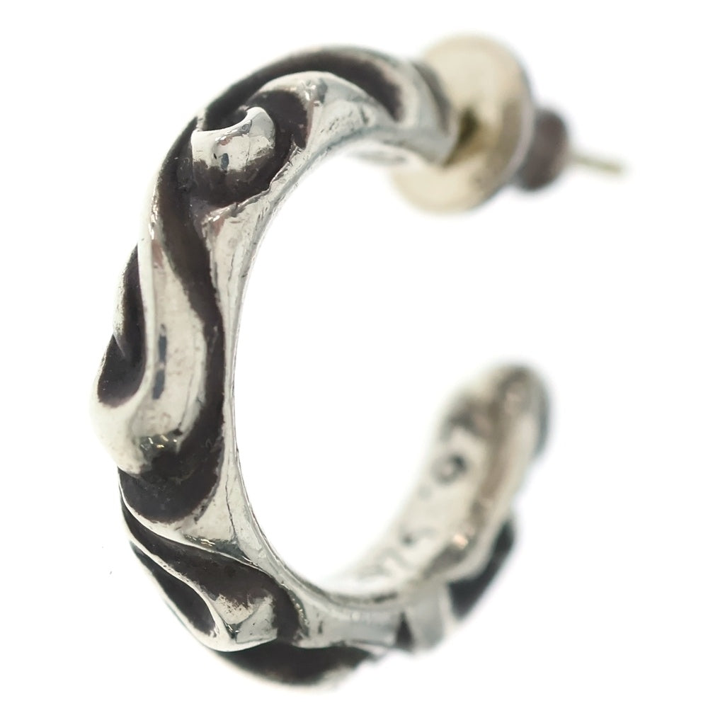 CHROME HEARTS(クロムハーツ) HOOP SCROOL スクロール フープピアス シルバー BCA102