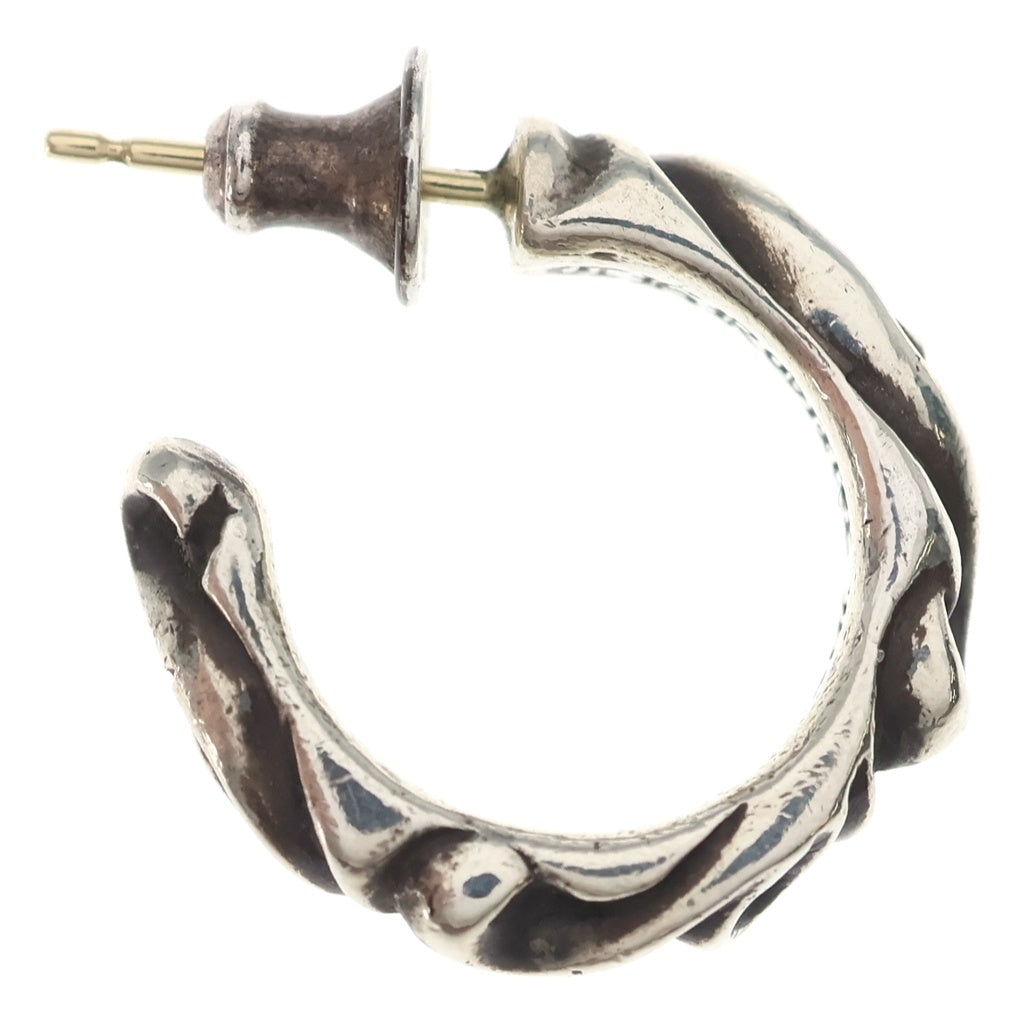CHROME HEARTS(クロムハーツ) HOOP SCROOL スクロール フープピアス シルバー BCA102
