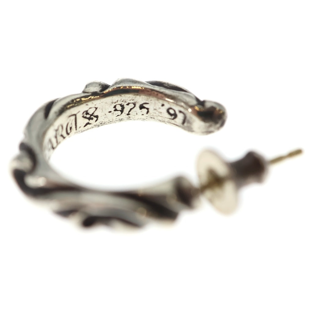 CHROME HEARTS(クロムハーツ) HOOP SCROOL スクロール フープピアス シルバー BCA102