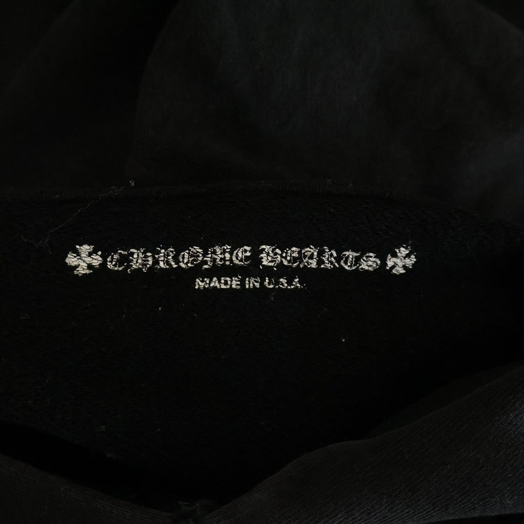 CHROME HEARTS(クロムハーツ) ×Matty Boy Stay Fast Hoodie ×マッティボーイ ステイファスト ロゴプリント プルオーバーパーカー ブラック