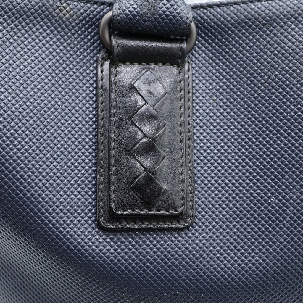 BOTTEGA VENETA(ボッテガヴェネタ) マルコポーロ PVCハンドトートバッグ ネイビー
