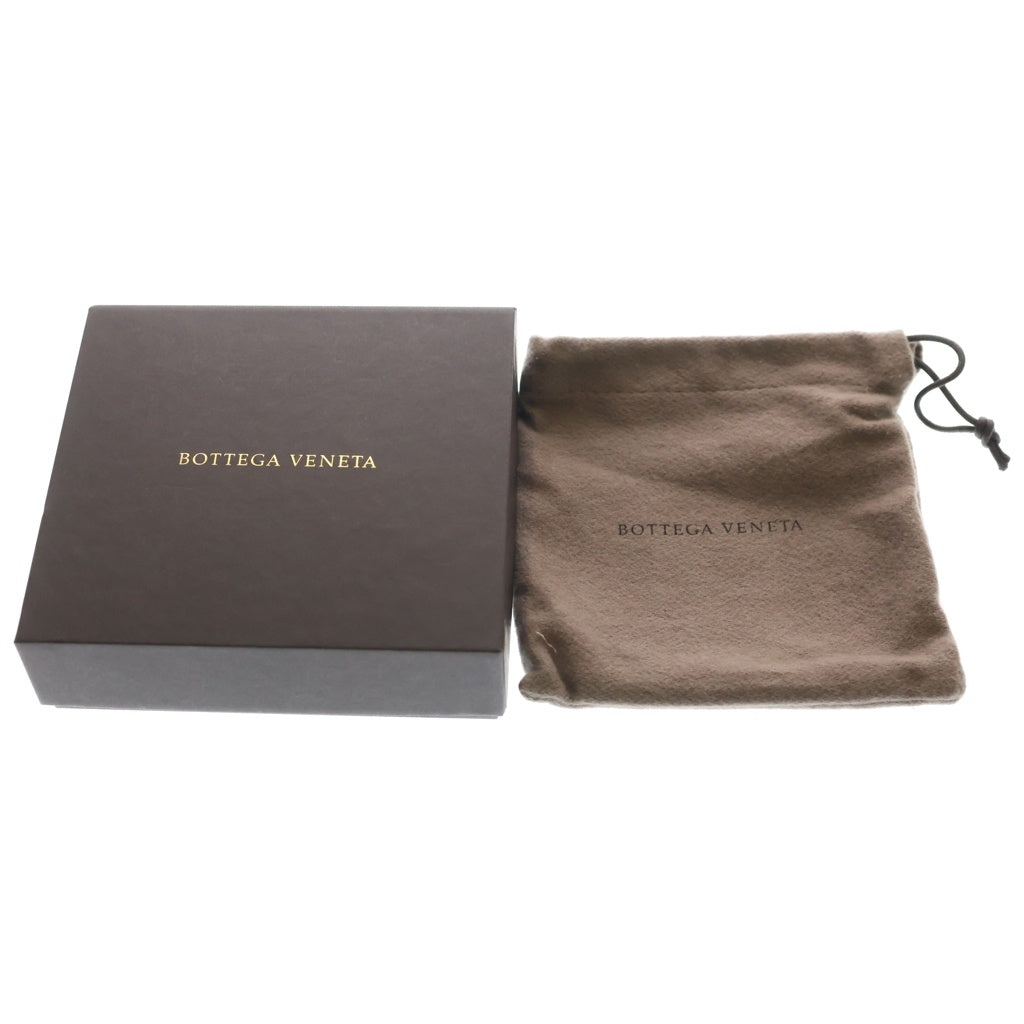 BOTTEGA VENETA(ボッテガヴェネタ) レッジェーロ ロゴ型押し レザー三つ折り財布 ウォレット ブラック