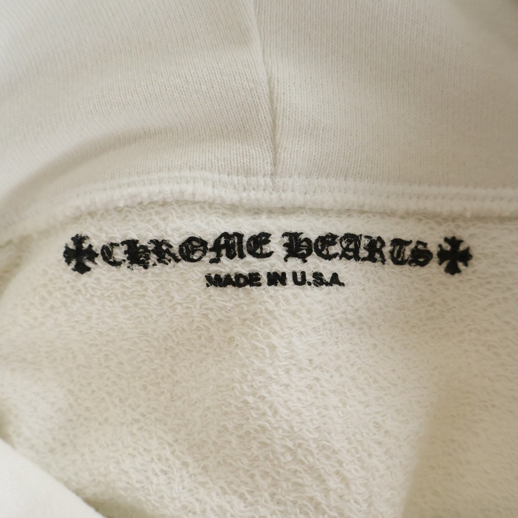 CHROME HEARTS(クロムハーツ) 20AW ×MATTY BOY PRO RETRO CYCLE HD PLVR マッティボーイ レトロサイクル プルオーバーパーカー ホワイト