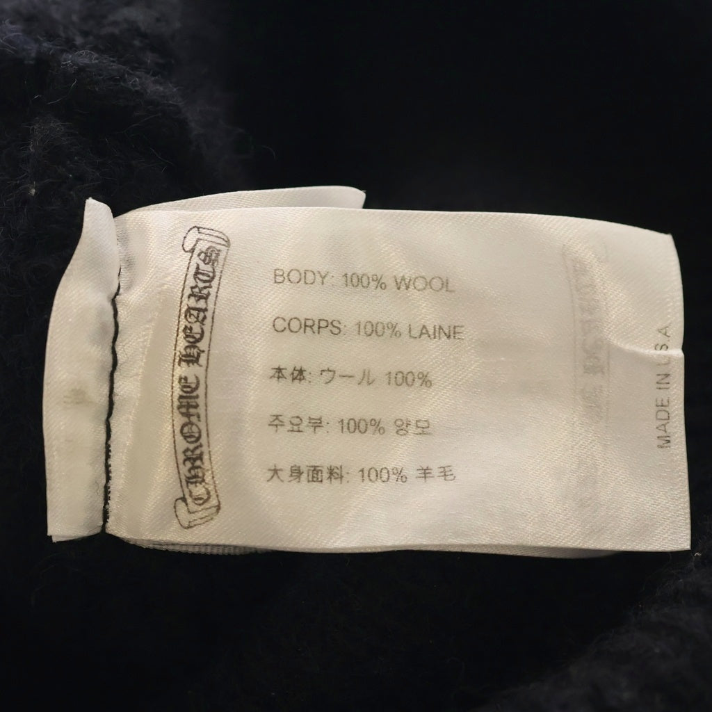 CHROME HEARTS(クロムハーツ) WOOL WATCH CAP CHプラスホースシュー ビーニー ブラック
