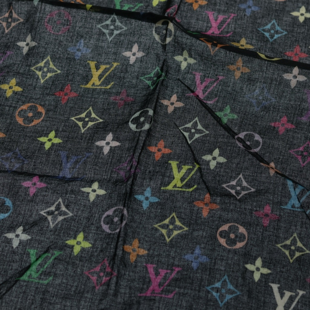 LOUIS VUITTON(ルイヴィトン) モノグラムマルチカラー コットンスカーフ バンダナ マルチカラー M71912 レディース