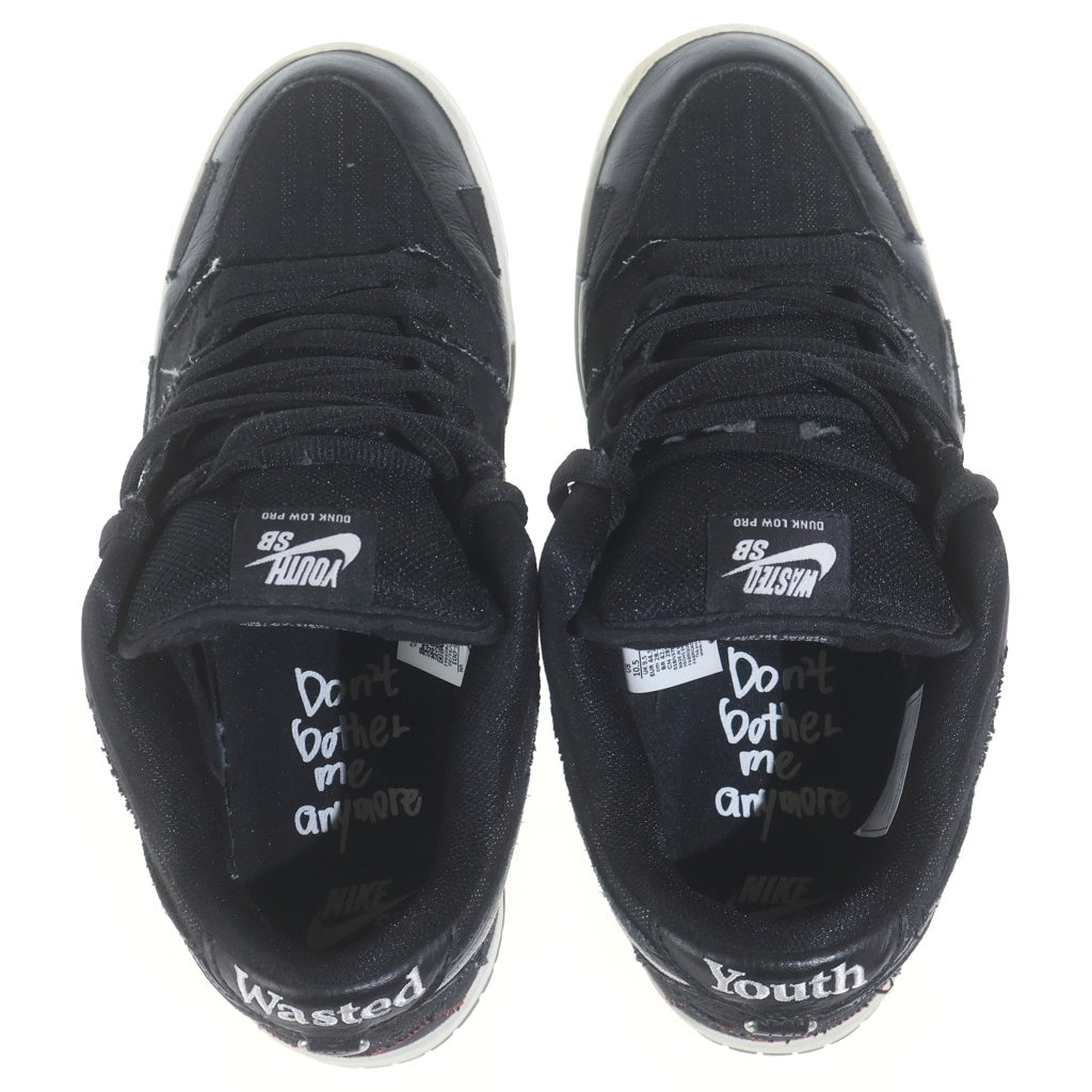 NIKE(ナイキ) ×Wasted Youth DUNK LOW PRO QS ウェイステッドユース ダンク ローカットスニーカー ブラック US10/28cm DD8386-001