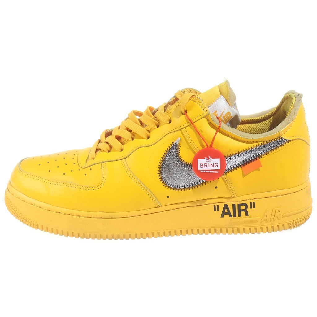 NIKE(ナイキ) ×OFF-WHITE AIR FORCE 1 LOW UNIVERSITY GOLD DD1876-700 オフホワイト エアフォース1 ユニバーシティゴールド ローカットスニーカー US11.5/29.5cm