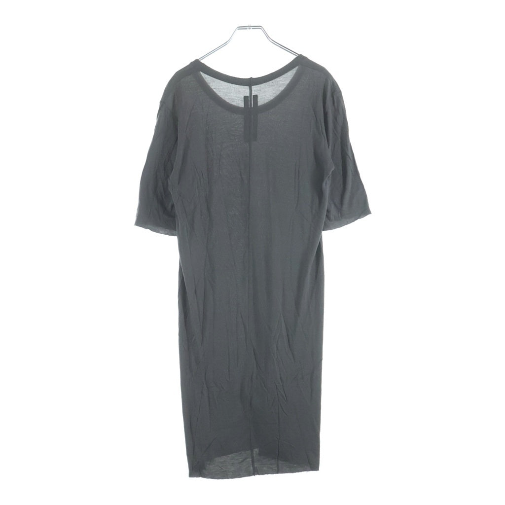 DRKSHDW(ダークシャドウ) 11SS クルーネックレーヨンロングTシャツカットソー グレー RU8251