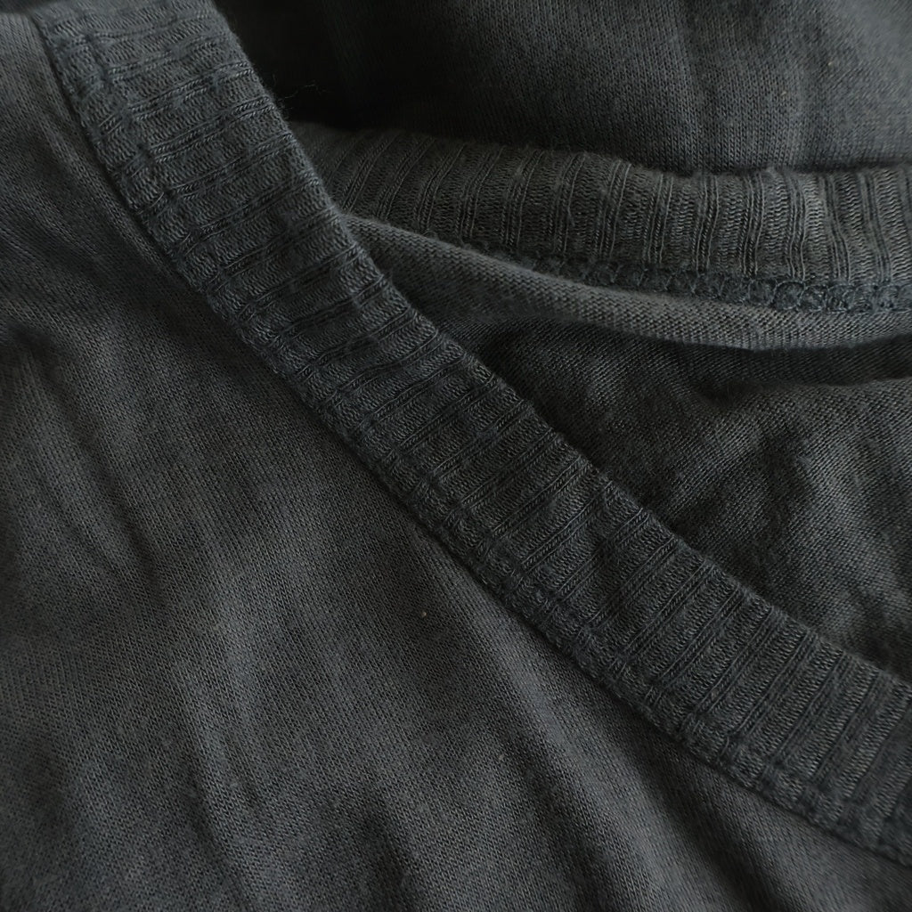 DRKSHDW(ダークシャドウ) 11SS クルーネックレーヨンロングTシャツカットソー グレー RU8251