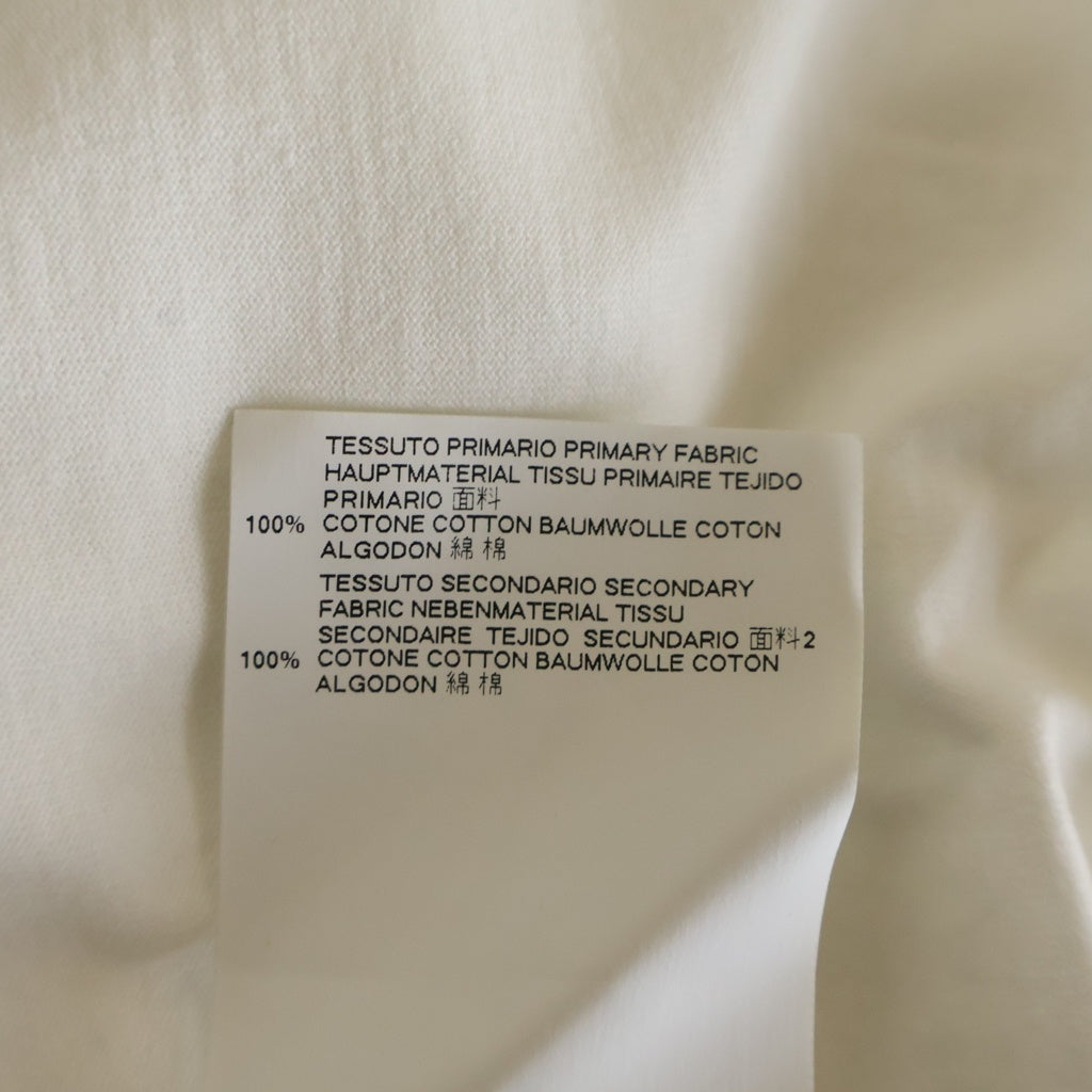 Maison Margiela(メゾンマルジェラ) 17SS Cirle Heart フロントプリント クルーネック半袖Tシャツカットソー ホワイト