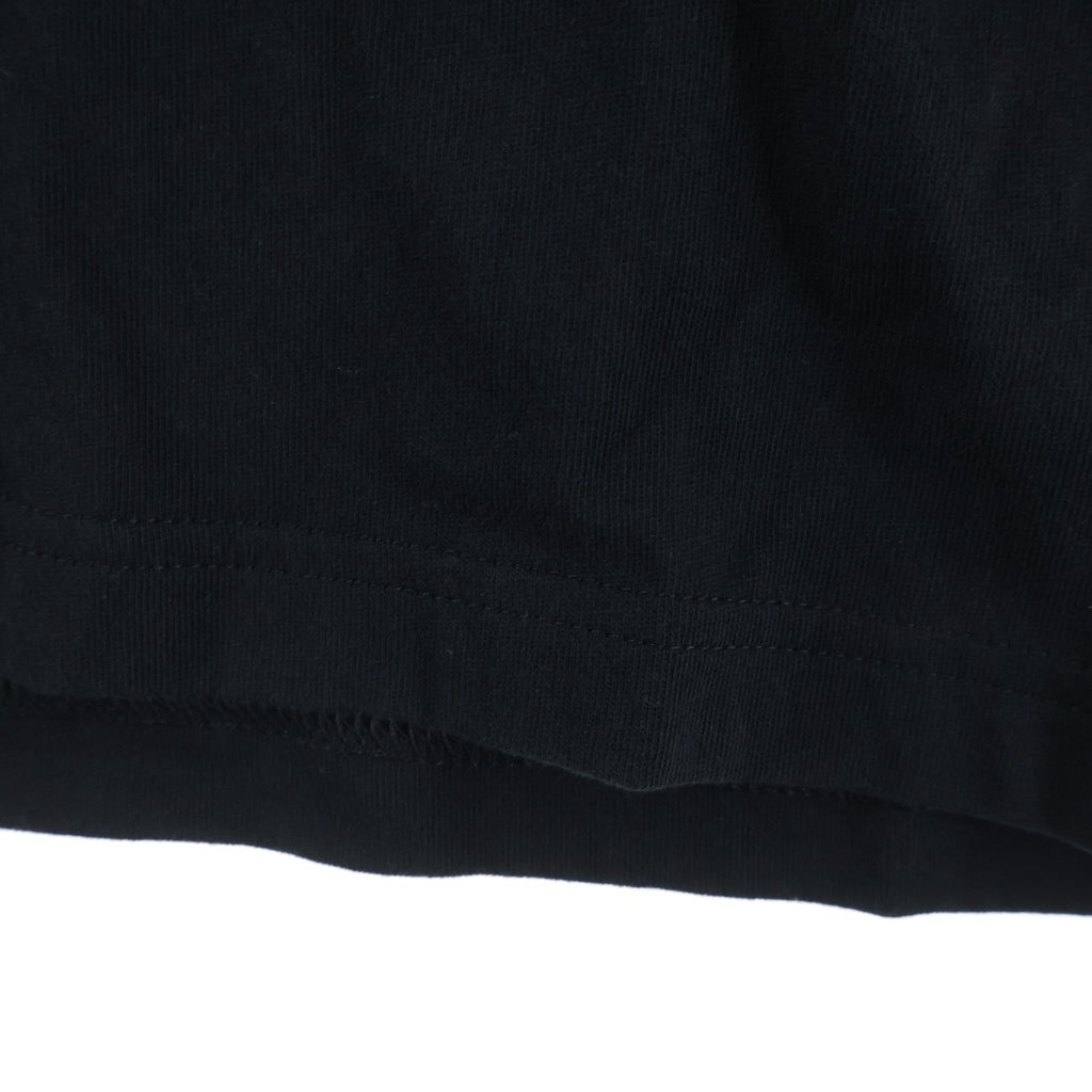 Y-3(ワイスリー) KURO SHORT SLEEVE T ロゴ刺繍 クルーネック半袖Tシャツカットソー ブラック