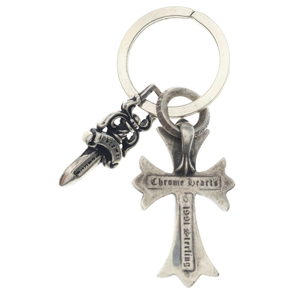 CHROME HEARTS(クロムハーツ) CH CRS SML DAGGER スモールCHクロス ダガー キーリング シルバー