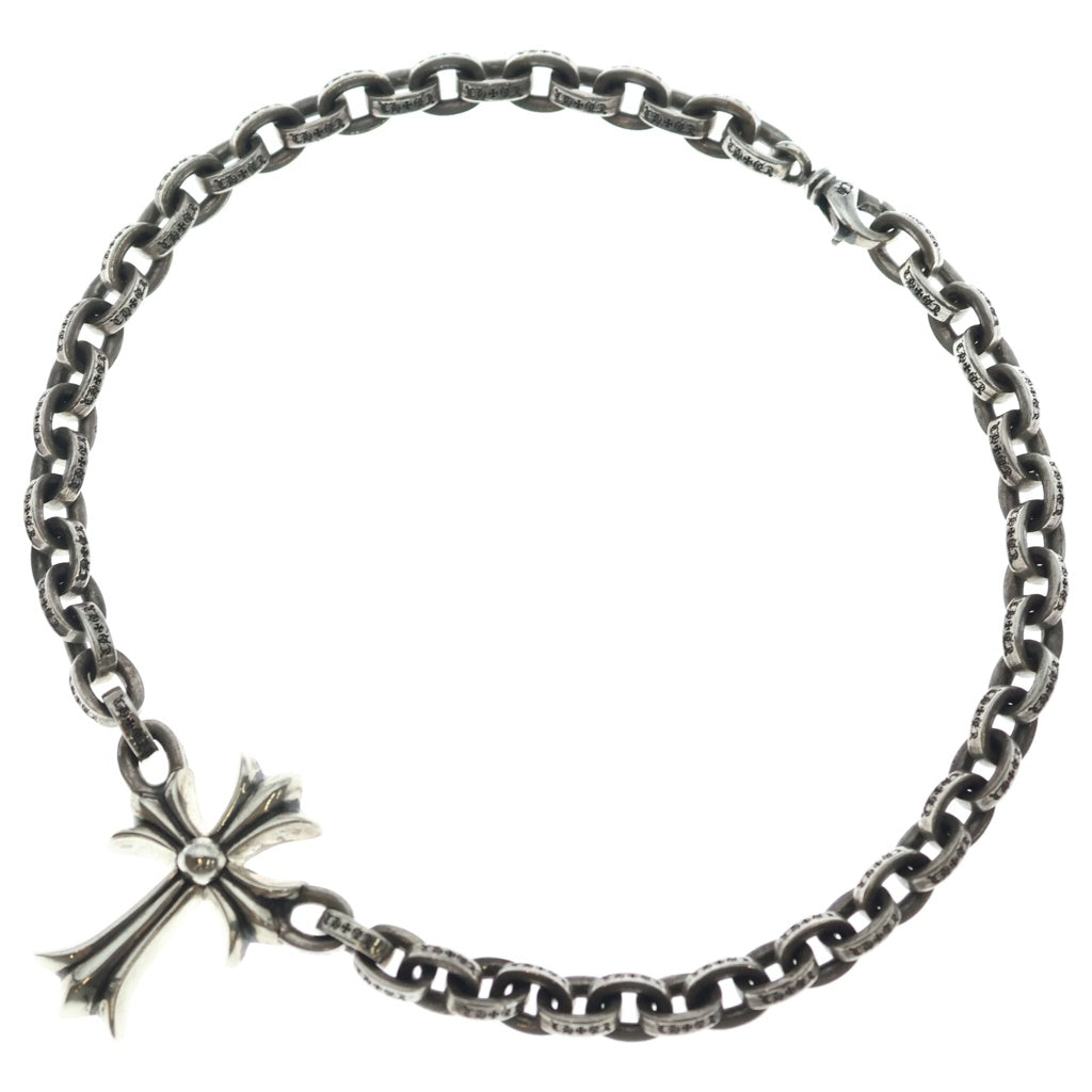 CHROME HEARTS(クロムハーツ) PPR CHN LRG SML CH CRS スモールCHクロス ラージペーパーチェーン チョーカーネックレス シルバー