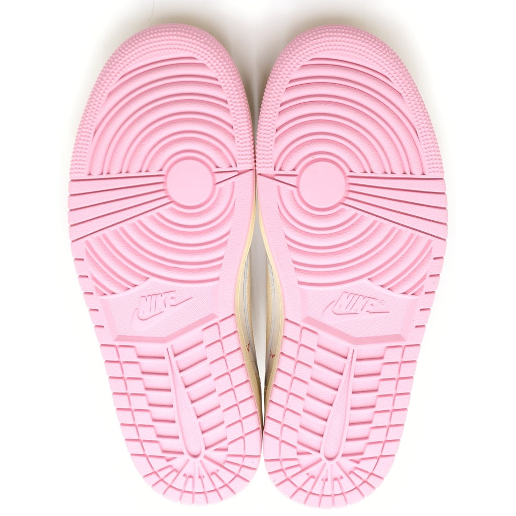 NIKE(ナイキ) ×Travis Scott Air Jordan 1 Retro Low OG Muslin/Shy Pink トラヴィススコット エアジョーダン1 レトロ OG ローカットスニーカー US7/25cm IQ7604-100