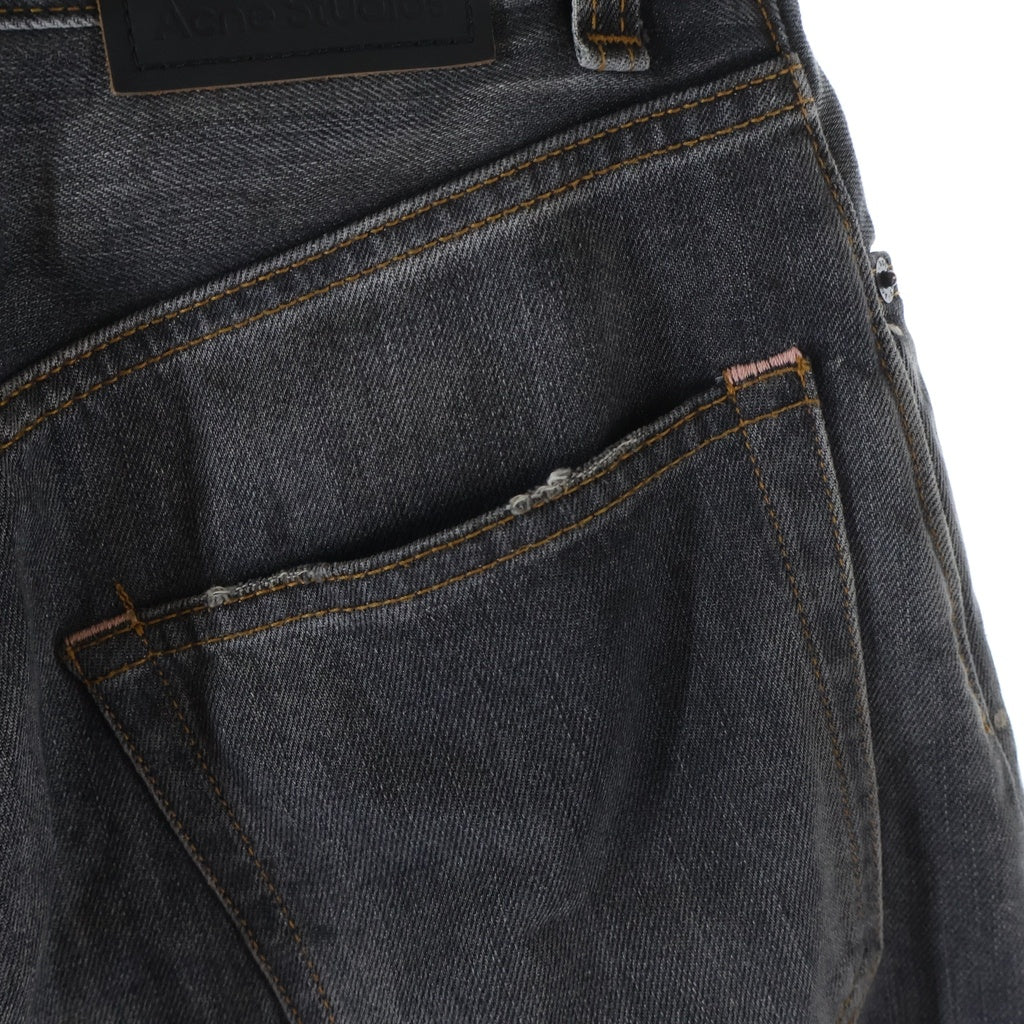 Acne Studios(アクネ ストゥディオズ) 23AW FN Black Trafalgar Super Baggy Fit Jeans ペイント加工 トラファルガー スーパーバギーフィットジーンズ デニムパンツ ブラック A00514