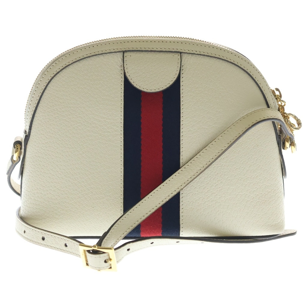 GUCCI(グッチ) オフィディア GGレザーショルダーバッグ ホワイト 499621 レディース