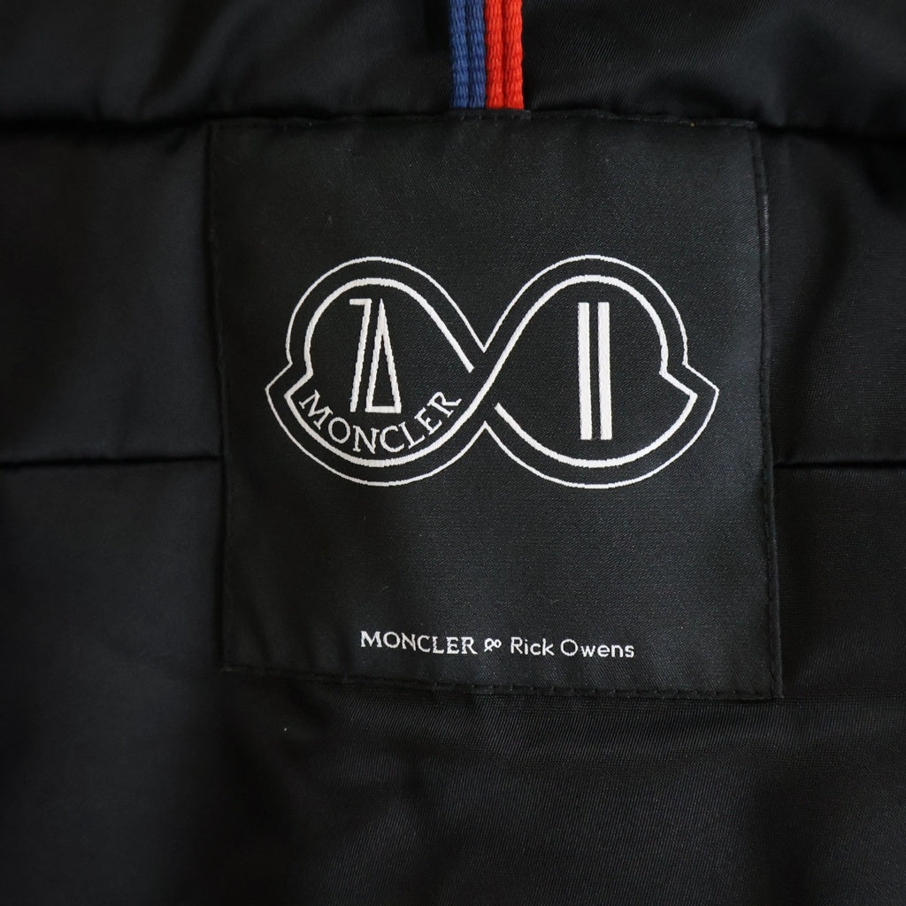 MONCLER(モンクレール) ×Rick Owens Maya 70 Ro Down Jacket リックオウエンス マヤ 70周年記念 ダウンジャケット ブラック H20961A00005 M2695