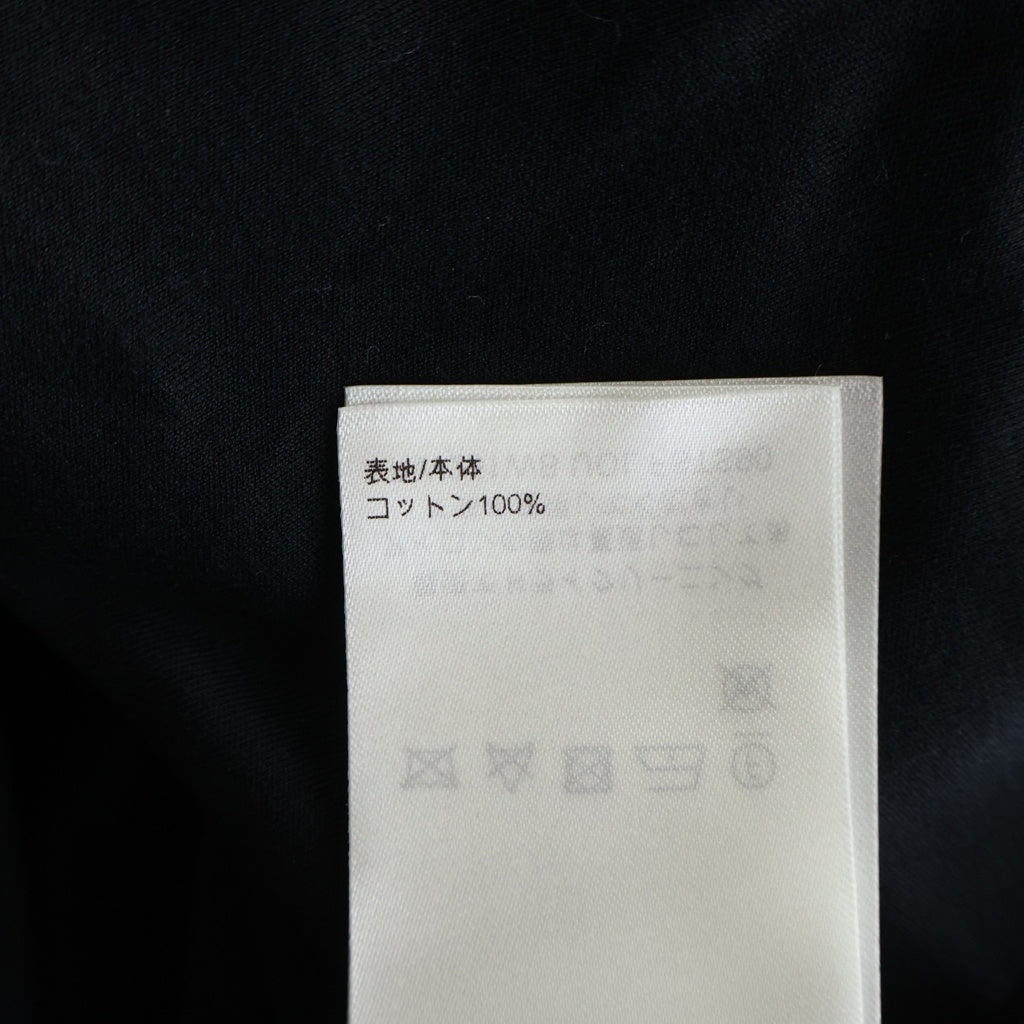 LOUIS VUITTON(ルイヴィトン) 25SS フロントロゴプリント クルーネック半袖Tシャツカットソー ブラック RW251WB UOL FSTS90