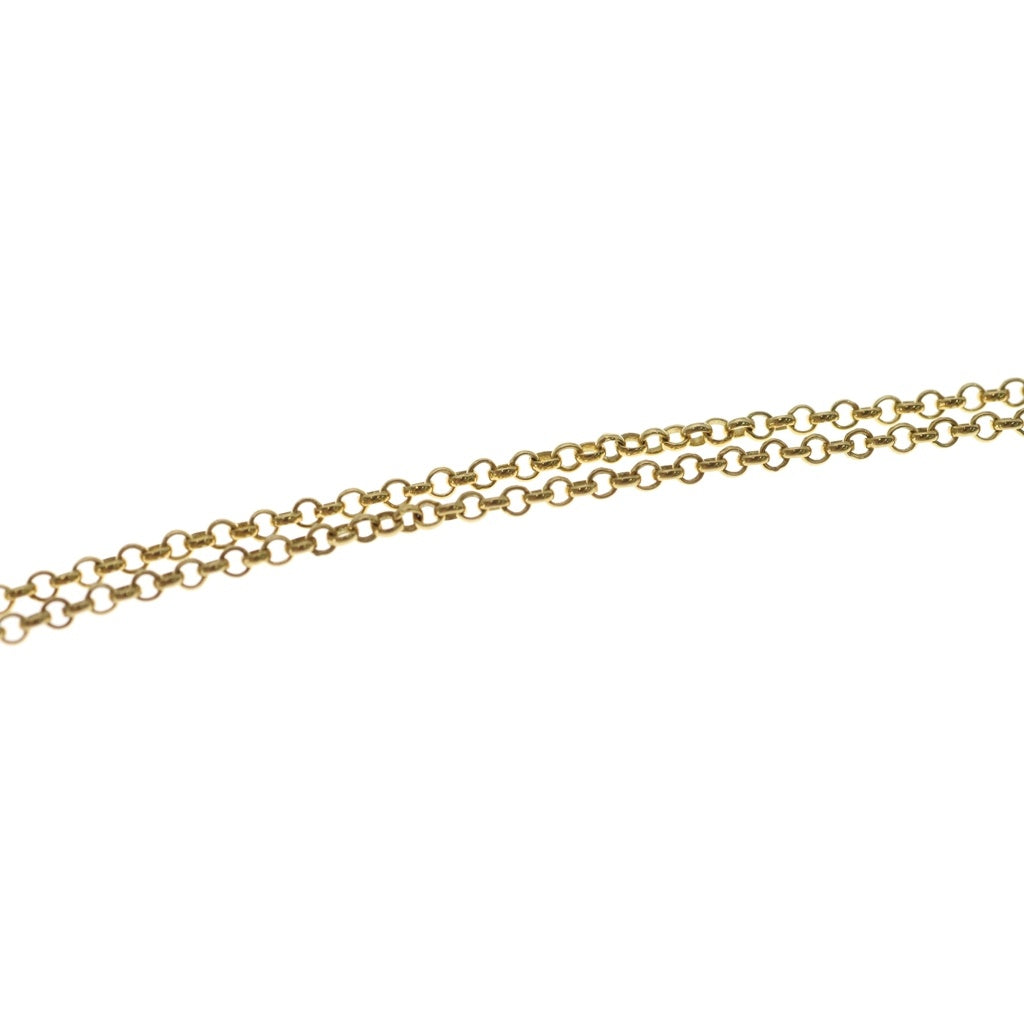 CHROME HEARTS(クロムハーツ) 22K NECKCHAIN R18 ロールチェーンネックレス 18inch ゴールド BCA010