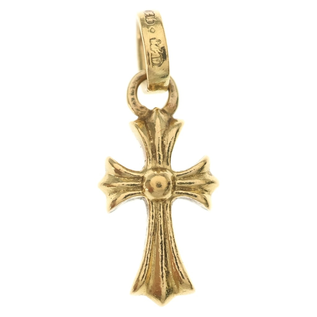 CHROME HEARTS(クロムハーツ) 22K CRS BBYFAT P/DIA ベイビーファットクロス PAVEダイヤ ペンダントトップ ゴールド BCA035
