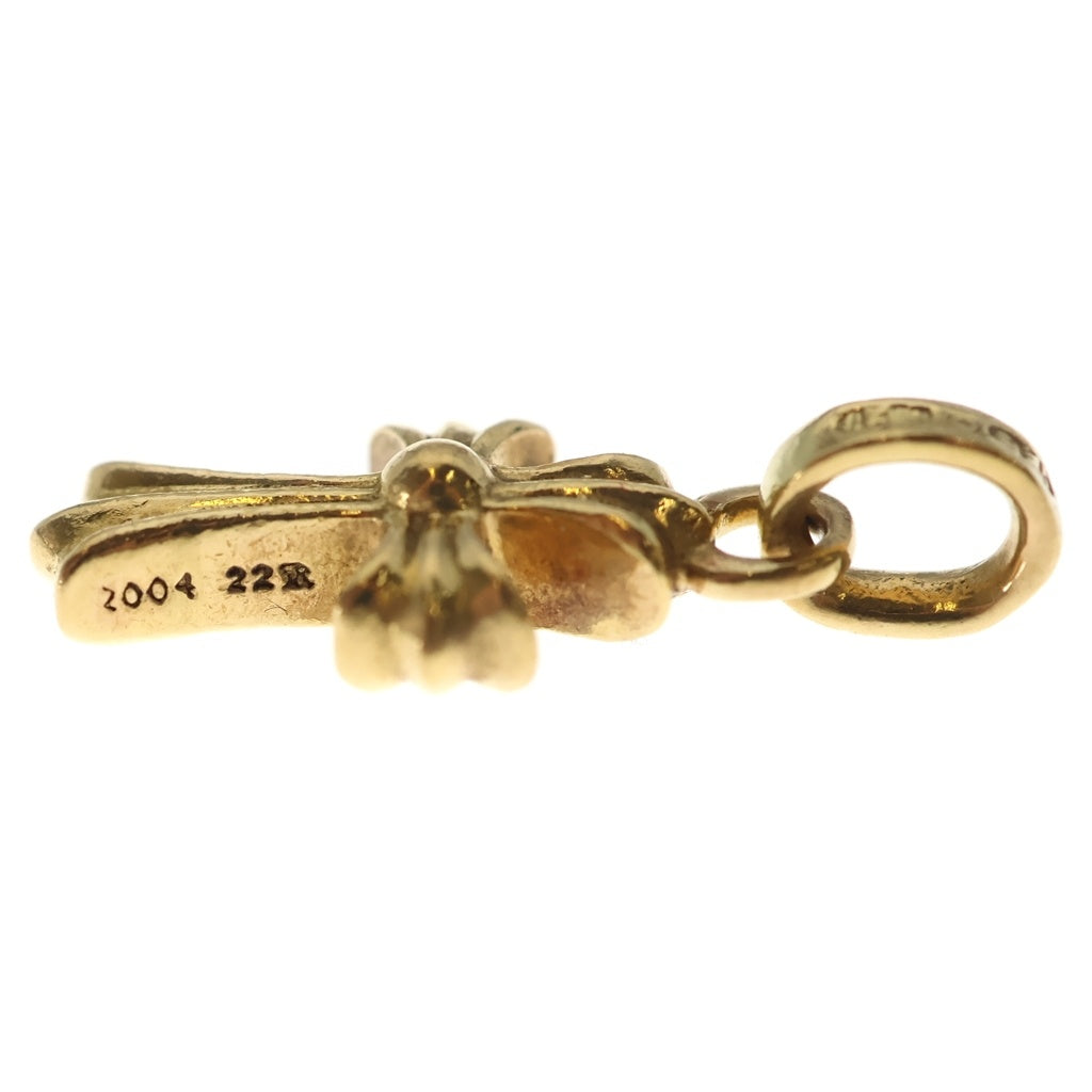 CHROME HEARTS(クロムハーツ) 22K CRS BBYFAT P/DIA ベイビーファットクロス PAVEダイヤ ペンダントトップ ゴールド BCA035
