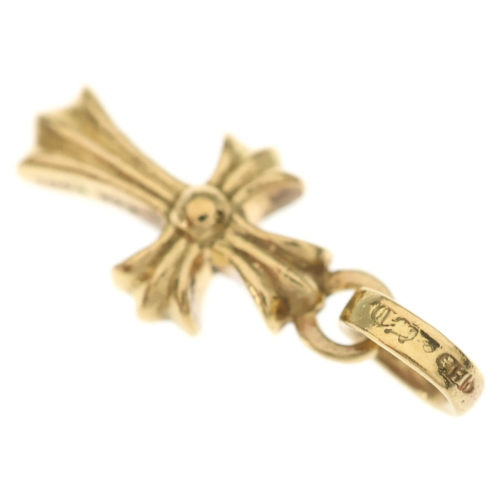 CHROME HEARTS(クロムハーツ) 22K CRS BBYFAT P/DIA ベイビーファットクロス PAVEダイヤ ペンダントトップ ゴールド BCA035