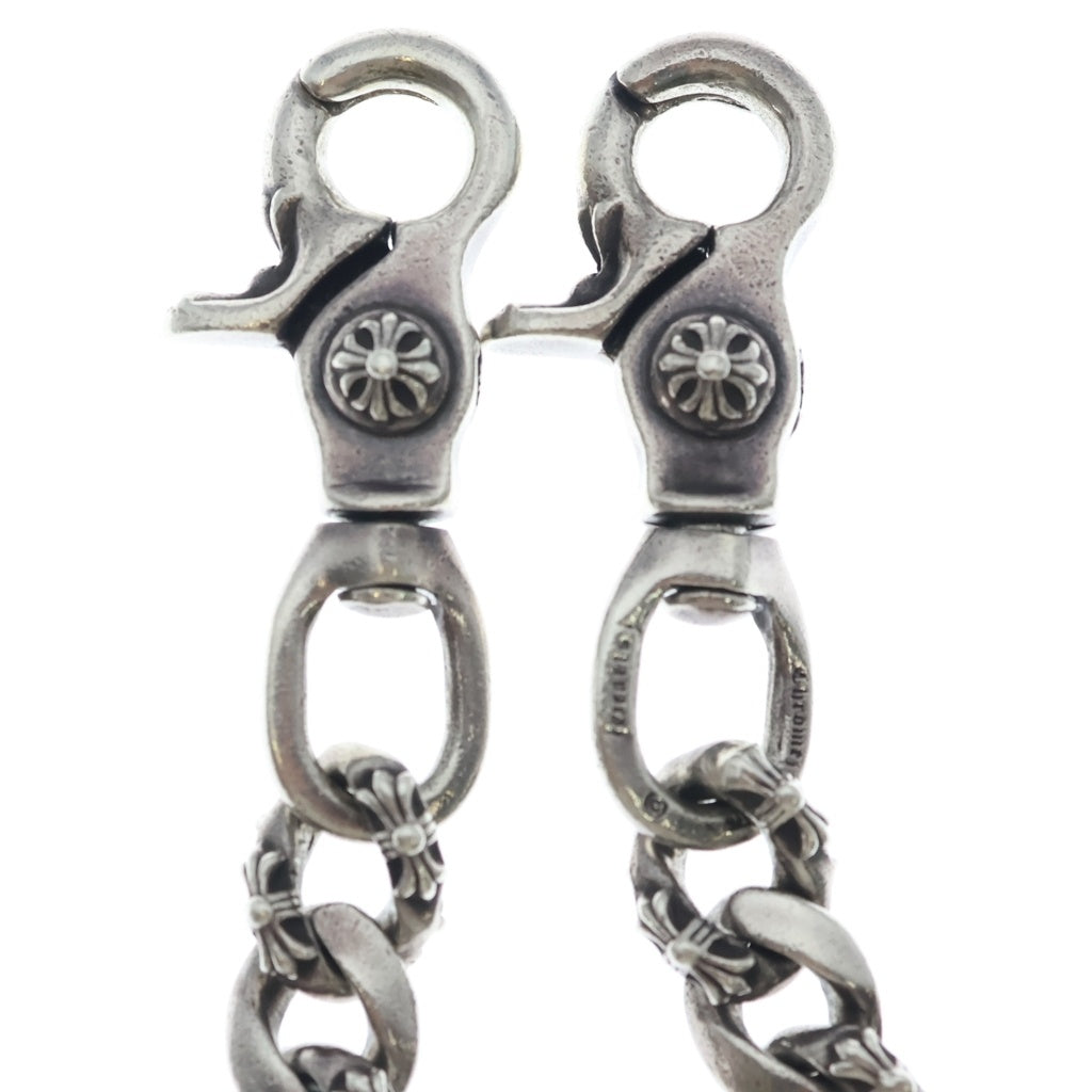 CHROME HEARTS(クロムハーツ) FANCY LONG-T/2クリップロングファンシー ウォレットチェーン シルバー BCA075
