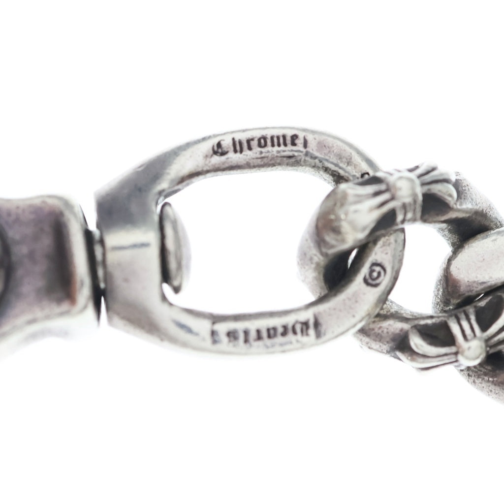 CHROME HEARTS(クロムハーツ) FANCY LONG-T/2クリップロングファンシー ウォレットチェーン シルバー BCA075