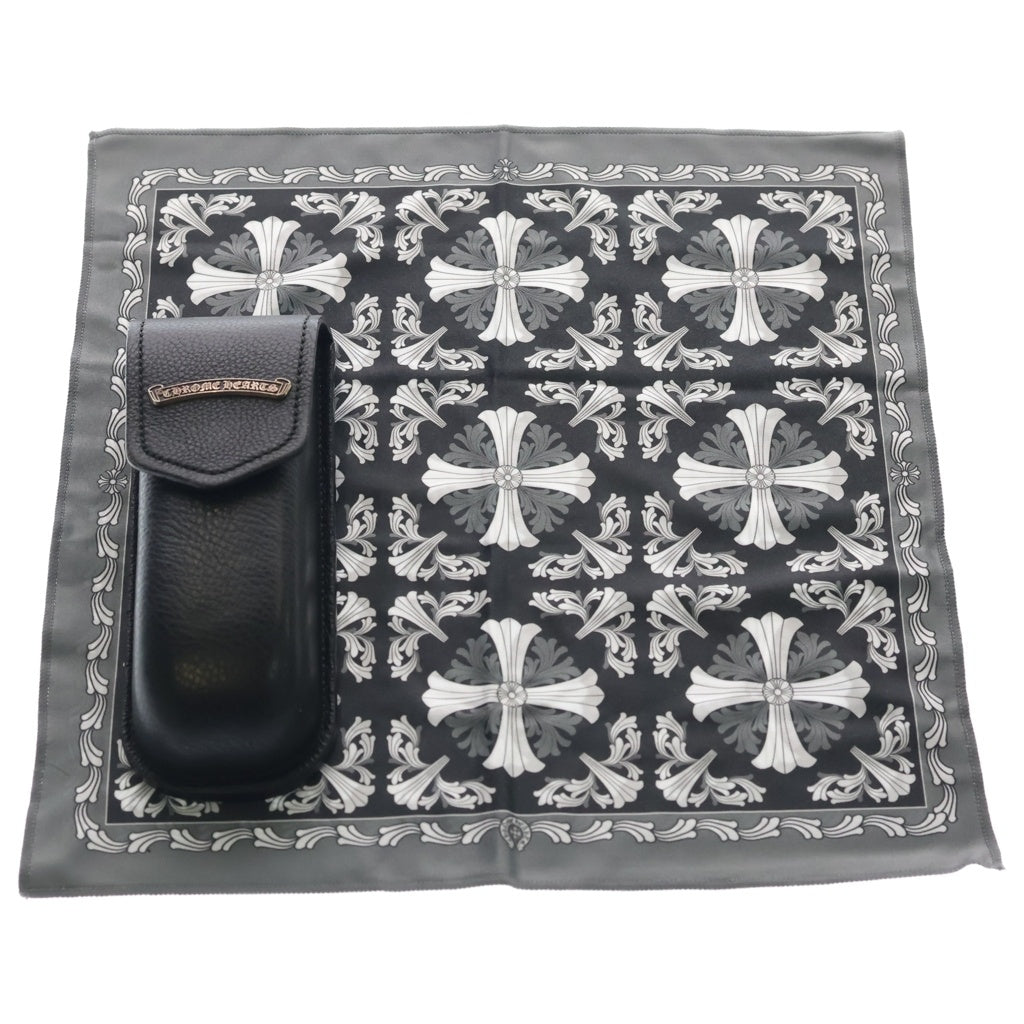 CHROME HEARTS(クロムハーツ) SOFFFFFFFFERS 2 サイドフローラル スクエア リムレス サングラス アイウェア 眼鏡 クリア/ゴールド