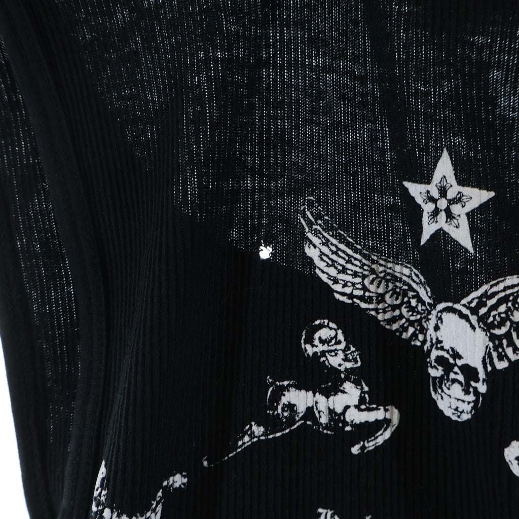 CHROME HEARTS(クロムハーツ) OLD FOTI 両面プリント クルーネックタンクトップ ブラック