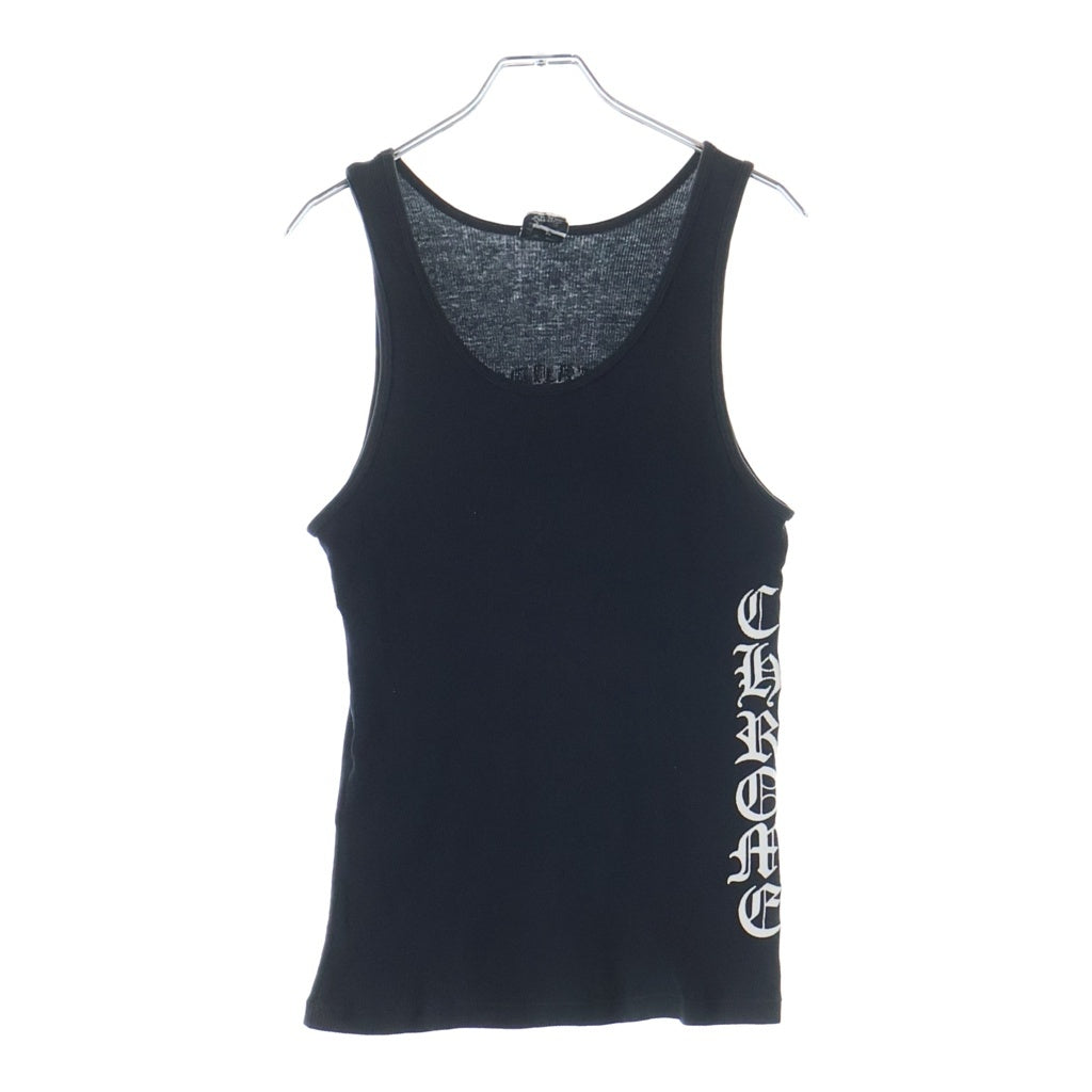 CHROME HEARTS(クロムハーツ) OLD ×Kyosuke Himuro 氷室京介 バックCHクロス クルーネックタンクトップ ブラック